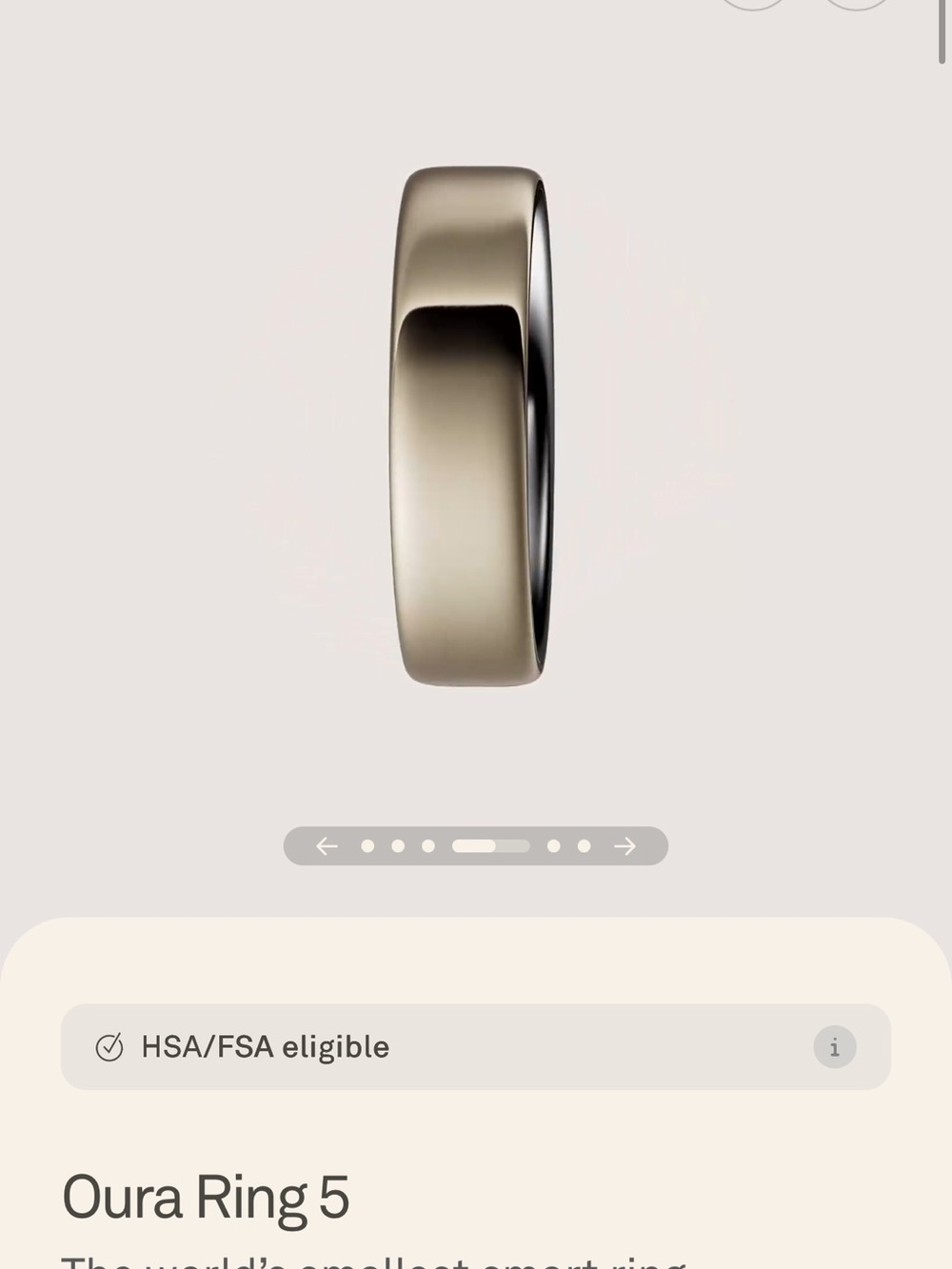 Oura ring 5 size 12